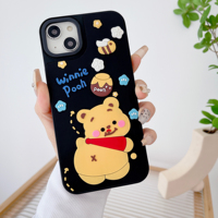 Vente en gros d'étuis de téléphone en silicone 3D, étuis de téléphone portable pour iPhone 11 12 13 14 15 16 17 Pro Max