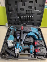 Ensemble d'outils électriques Festool à batterie lithium-ion rechargeable de qualité industrielle avec moteur sans balais, quatre pièces, ensemble complet