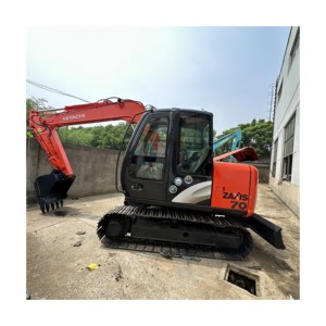 Hitachi ZX70 a utilisé l'excavatrice de chenille de haute qualité 7ton poids d'opération EPA et CE certifié prix usine - Product Image 1