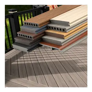 Lâu năm WPC decking Gỗ nhựa composite WPC ngoài trời Laminate sàn Patio boong