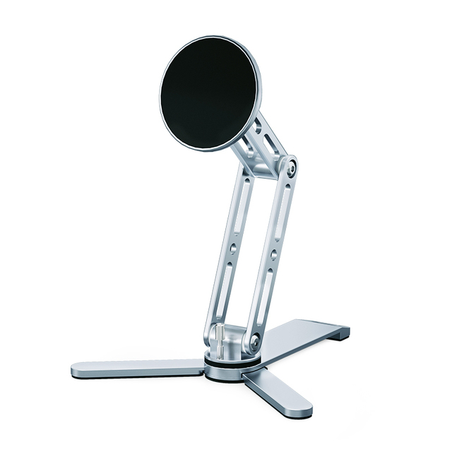 New Handheld Desktop Universal Aluminum Alloy Rotating Folding Portable Phone Stand Magnetic Stand Selfie Stick Tripod