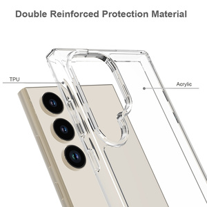 Per <span class=keywords><strong>Samsung</strong></span> S24 Ultra impermeabile trasparente in acrilico TPU Cover per <span class=keywords><strong>Smartphone</strong></span> <span class=keywords><strong>Samsung</strong></span> Galaxy S24 Ultra Cover - Product Image 2