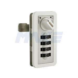 MK707 درج بلاستيكي أثاث صالة ألعاب رياضية ميكانيكية 4 أقفال خزانة رقمية مجموعة قفل مع مفتاح رئيسي - Product Image 2