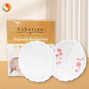 Fabrika fiyat hemşirelik meme pedleri toptan yumuşak pamuk tek kullanımlık yumuşak meme pedi - Product Image 1