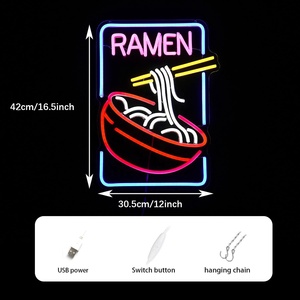 Letrero de Neón de Ramen, Luces LED de Neón para Restaurante, Tienda de Ramen, Ventana - Product Image 6