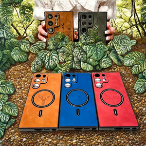 Funda de teléfono S25 para Samsung para Galaxy S25 <span class=keywords><strong>Ultra</strong></span> S24 FE S23 S22 S21 <span class=keywords><strong>Note</strong></span> 20 <span class=keywords><strong>Ultra</strong></span> 4 <span class=keywords><strong>23</strong></span> Funda de carga magnética hecha - Product Image 2