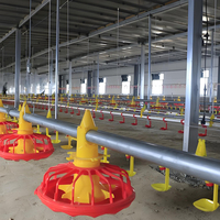 Línea de Agua Automática para Cría de Aves de Corral de Alta Calidad, Nueva, de Plástico y Acero Inoxidable, Marca NORTH&HUSBANDRY, Modelo 1 de 50 Pulgadas