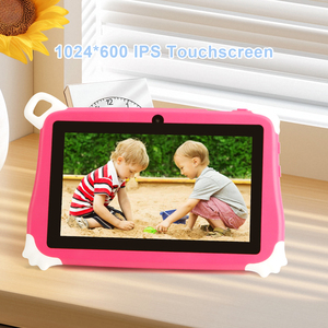 New <b>7</b> Inch Android 16 MTK Quad-core 1.3GHz Kids <b>Tablet</b> Capacitive Screen WiFi 8+256GB 5000mAh USB Type-C CM86 PINK - Product Image 6
