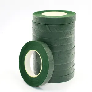 グリーン和紙テープ高品質花包装高靭性片面無残留テープ装飾用