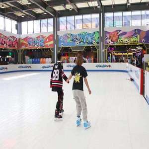Weather-resistant High-density Polyethylene Artificial Synthetic Ice <strong>Panels</strong> for Quick Installation - Product Image 3