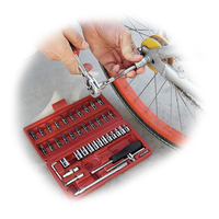 TOMAC Nouveau produit - Kit d'outils de douilles combinées multifonctionnelles CRV 1/4" - 40 pièces