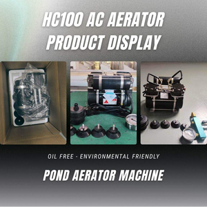 Système d'aération pour étangs et lacs HC100A pour une surface allant jusqu'à 0,5 acre, compresseur 130 W + un tuyau lesté de 100 pieds + un diffuseur - Product Image 5