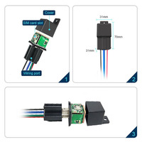Traqueur GPS pour moto GSM 3G/4G ACC Statut SMS Remorqué Alarme de Déplacement Coupe Huile Système App & Web CJ730