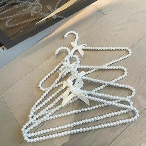 Luce di lusso perla appendiabiti in plastica ABS per principessa fata casa o negozio di abbigliamento borsa uso all'ingrosso - Product Image 2