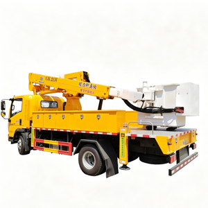 Nacelle élévatrice télescopique isolée de 18m, 24m, 26m pour travaux aériens, spéciale travaux publics, à vendre - Product Image 1
