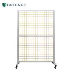 Clôture de sécurité mobile en profilé d'aluminium anodisé pour atelier, équipement de clôture industrielle épaissie sur mesure, clôtures d'isolation de zone - Product Image 6