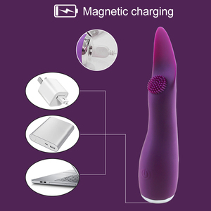 Brosse chauffante en silicone, jouet sexuel pour femme, masturbateur vibrant à léchage de langue, stimulateur pour femmes - Product Image 6