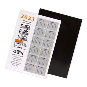 Imán de Refrigerador Personalizado al por Mayor, Calendario Magnético Promocional, Regalo Inmobiliario, Imán de Papel para Refrigerador - Product Image 1