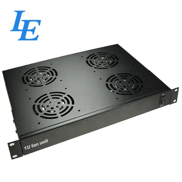 19inch 1U 2/4 Axial Flow Fans Cooling Unit for Network Floor Server Rackmount 220V Ball Bearing Type 15W OEM 1-Year Warranty