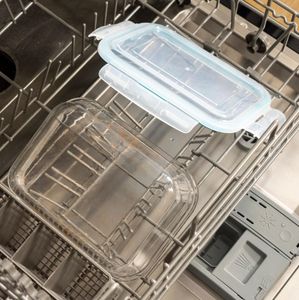 Congélateur, four, micro-ondes et lave-vaisselle IKOO Lot de 10 récipients en verre hermétiques avec couvercles - Product Image 5