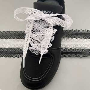 Cordones de Encaje de Seda Blancos para Zapatos, Diseño Nuevo, Estilo Ballet, Accesorios Bonitos, para Zapatos de Entrenamiento Alemanes - Product Image 2