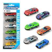 OEM 1: 1 में 64 रेसिंग कार 6pcs सेट मिश्र धातु कार छोटे मिनी मॉडल पहियों खींचो वापस Diecast कार खिलौना वाहन बच्चों के लिए
