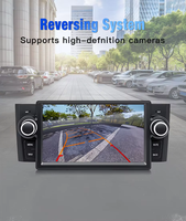 Radio de Coche con Pantalla de 7 Pulgadas para Fiat Grande Punto Linea 2007-2012, Sistema de Navegación GPS, Reproductor Multimedia de Video, Carplay, Android Auto