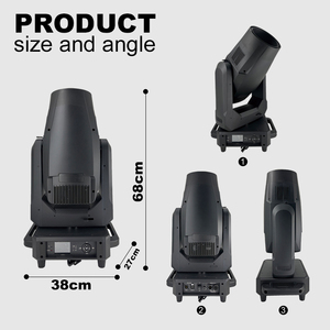 Projecteur à tête mobile LED 600W CMY BSW Beam Spot Wash CMY CTO Pro pour théâtre Sharpy Light Moving Head Luzes <span class=keywords><strong>De</strong></span> Palco - Product Image 4