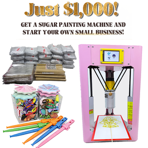 Máquina de Pintura de Azúcar 3D Segura para Alimentos, Kit Completo para Venta Ambulante, Solución Integral para Equipos de Elaboración de Alimentos - Product Image 1