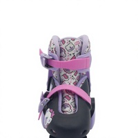 Patins à roulettes pour enfants, réglables, pour activités de plein air, entraînement, stables, quatre roues en PVC, chaussures de patinage