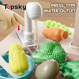 <span class=keywords><strong>Cuisine</strong></span> en plastique DIY éducative pour enfants, jeu de simulation, 63 pièces, jouets, jeu de rôle, jouets de <span class=keywords><strong>cuisine</strong></span> pour améliorer les compétences motrices des enfants - Product Image 4