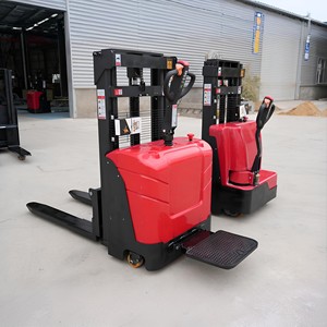Apilador de carretilla elevadora eléctrica de 2 toneladas completamente automático con elevador hidráulico de 1 tonelada de carga pequeña descarga de voltaje de 220V - Product Image 6