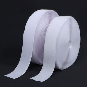 Ventes en gros de rubans auto-agrippants tissés non adhésifs pour machines à coudre, attaches pour vêtements, accessoires blancs, support OEM ODM - Product Image 3