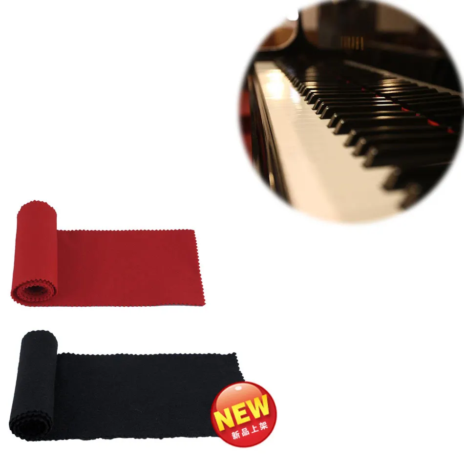 Grosir Kain Penutup Kunci Piano Perawatan Debu Bebas Debu Kain Piano Logo Perawatan Piano Khusus