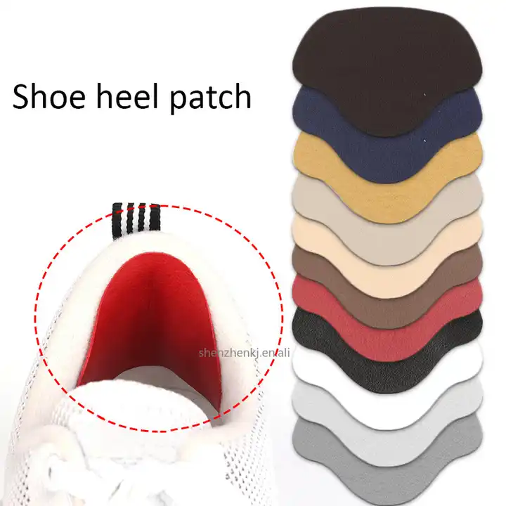 Shoe Heel Repair, 4 Pairs Self-Adhesive Inside Shoe Patches for Holes, Shoe  Hole Repair Patch Kit for Sneaker, Leather Shoes, High Heels (Black)