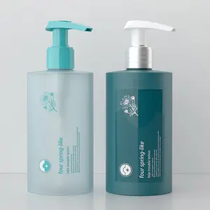 Pe Hand Wassen Huidverzorging Lotion Flessen Plastic Container Verpakking 200Ml Witte Pomp Shampoo Crème Fles