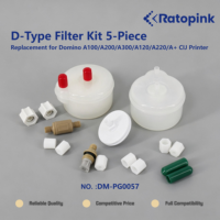 Kit de filtres de type D Ratopink DM-PG0057, 5 pièces, remplacement pour imprimante CIJ Domino A100/A200/A300/A120/A220/A+
