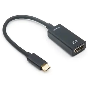 20Cm 4K Tipe C Ke Adaptor HDMI USB 3.1 USB-C USBC Ke Adaptor HDMI Konverter Kabel Pria Ke Wanita