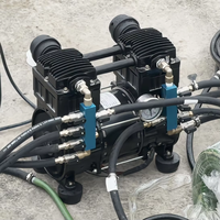 Moteur super efficace à faible bruit de 1,5 CV, entraînement sans huile pour eau profonde, 8 diffuseurs d'aération pour l'aération des étangs jusqu'à 5 acres, directement de l'usine