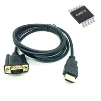OZH4 - Male to Male HDMI to VGA Cable with Audio for Video Converter