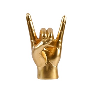 [Personalizzato] Bestseller Transfrontaliero Ornamento in Resina Stile Americano con <span class=keywords><strong>Personaggio</strong></span> e Gesto Rock per Casa, Soggiorno, Ufficio, Scrivania - Product Image 5