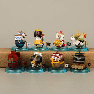 8-mảnh phim hoạt hình phim hoạt hình bức tượng nhỏ đặt Knick-knacks bao gồm Merry Suns tóc đỏ hoàng hậu tàu ngầm búp bê nhựa trang trí - Product Image 5