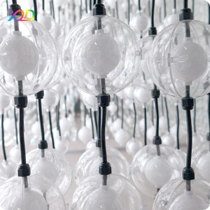 Sphères décoratives RGB colorées imperméables pour l'extérieur, éclairage <span class=keywords><strong>de</strong></span> Noël, boules lumineuses LED festives pour les fêtes - Product Image 4
