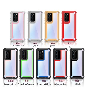 Funda trasera de armadura dura transparente a prueba de golpes 3 en <span class=keywords><strong>1</strong></span> para Huawei P40 Pro + Mate 30 Pro <span class=keywords><strong>Nove</strong></span> 6 SE - Product Image 6