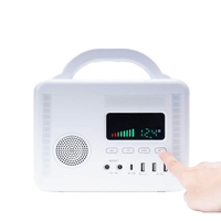 Estación de Energía Portátil de 300W y 294wh, Batería de Almacenamiento de Energía Solar, Diseño con Altavoz Bluetooth, Generador Solar Pequeño, Superventas