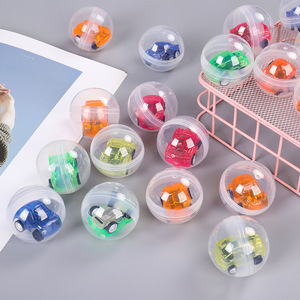 Hộp nhựa 50mm đựng đồ chơi dạng viên kẹo cao su có xe ô tô kéo lùi, dùng cho máy gắp thú, máy bán hàng tự động, đồ nhồi giỏ quà Phục Sinh - Product Image 3