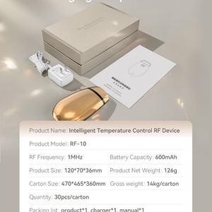 Appareil de massage facial à micro-courant et lumière LED rouge pour raffermissement de la peau, utilisation à domicile - Product Image 5