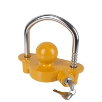 Attelage de remorque universel verrouillage d'attelage boule de remorquage sécurité antivol réglable accessoires de caravane robustes