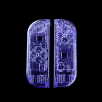 NS pour Étui de Remplacement Personnalisé en Plastique Transparent pour Manettes Joy-Con
