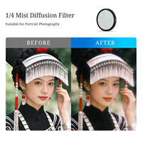 Nouvelles Tendances : Kit de Filtres pour Objectif de Caméra Sportive UV CPL ND8/ND16/ND32/ND64, Verre Optique Polarisé Diffusion Black Mist Anti-Rayures